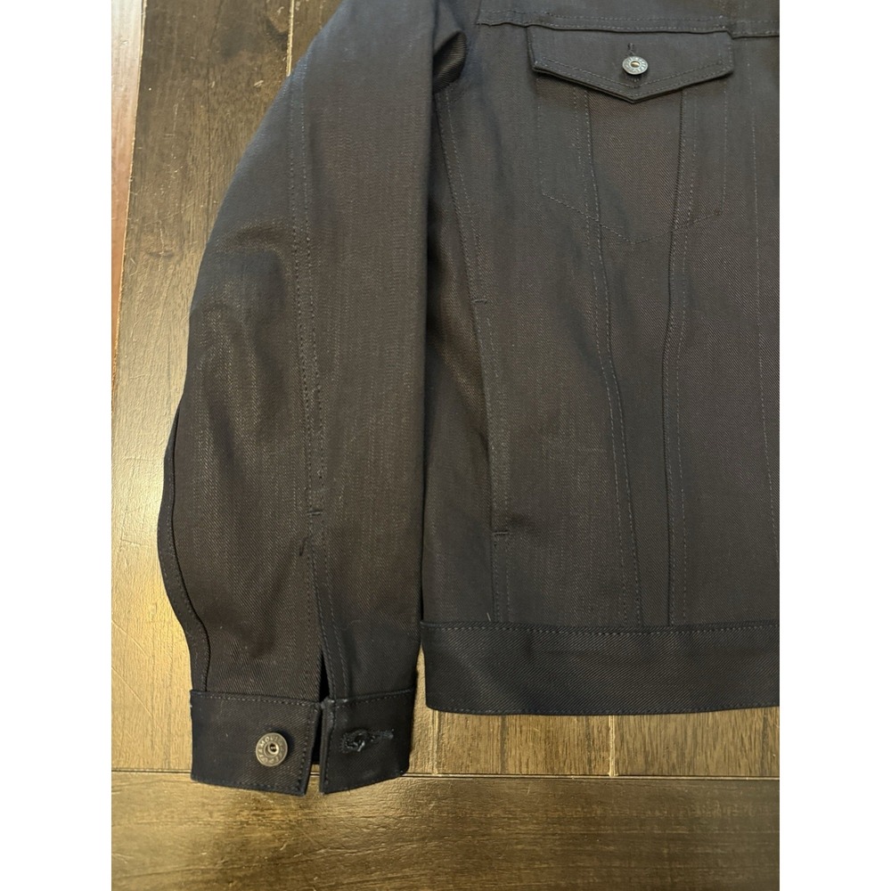 Naked & Famous Denim Jacket L NWOT Left Hand Twill Midnight Edition Raw Japan - Picture 8 of 13